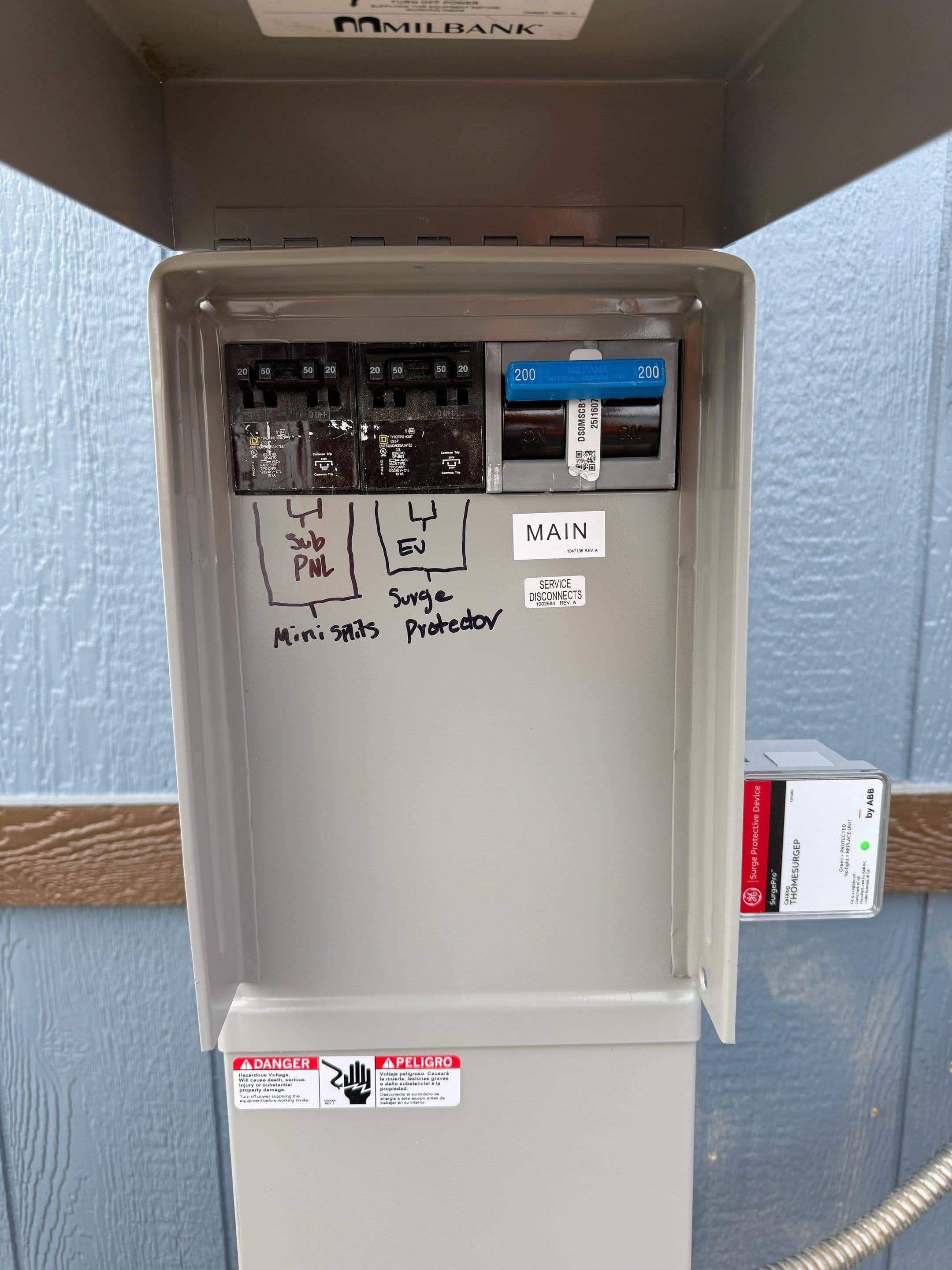 Project 200 Amp Pedestal Upgrade with EV Charging Capability image